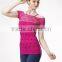 Women's seamless tunic tops/ short-sleeved shirts