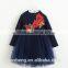 The new autumn and winter children 's clothing girls' long - sleeved lace dress