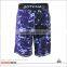 BLUE CAMO HIGH QUALITY FIGHT SHORTS FOR MEN MICROFIBER FABRIC
