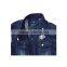 Men's Cheaper Casual Jean Jacket With Cotton Sleeve