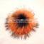 Myfur Genuine Colorful Raccoon Fur Hat Accessory Pom Poms Wholesale Fur Ponpon