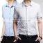 latest design mens short sleeve shirt chest pocket multi colour men's shirts