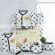 White with star pattern cotton cheap newborn baby clothing set