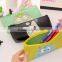 wholesale Korean logo customs novelty cute cartoon PU pencil bag case