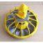 pan feeding system for broiler flooring ground feeding