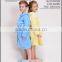 100%Cotton Children's Bathrobe, With hooded cute anmial kids bath robes hooded towel baby No.GVKBR1061