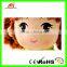 EN71 Custom 25cm Brown Hair Girl Children Dolls With Big Eyes