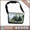 sublimation large purse black satin body with detachable flap
