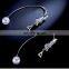 Women Fashion 925 Silver Color Pearl Drop Zircon Earrings