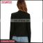 Custom Fashion Casual Half Sleeve Slim Fit Ladies Blazers Black Latest Design Women Blazer