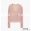 2016 womens button down pink cropped cardigan sweater on sale