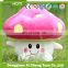 high quality cheap custom mushroom shaped plush toy pillow/keychain