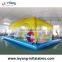 PVC inflatable swimming pool with roof/tent/cover/shade for sell from china factory