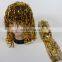 cheerleaders wig fancy dress costume party wig tinsel wig