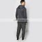 Latest fashion long sleeve modern black simple plain hoodies men 2016