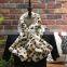 Plush keep warm leopard scarf