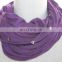 scarf jewelry caps KRP-001# solid color with rivet scarf jewelry