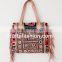 Indian Hippie Boho gypsy mirror work bag- Exclusive Leather Fringe Bohemian Banjara Gypsy Shoulder Bag