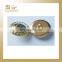 high quality gold metal sewing button in hang plating