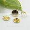 Eco-friendly brass cap prong Snap Button