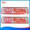 chrome Mylar printed,adhesive resin coated dome label