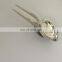 wholesale Metal Golf Divot Tool made of zinc alloy in shiny silver finish as repair tool in stock