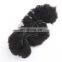 Mongolian Human Hair Natural Color Afro Kinky Hair Weave