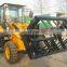 1.2ton articulated wheel loader, wheel loader with joystick control, loader with quick hitch