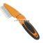Dog deshedding Custom private label pet comb rake