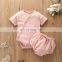 Hot selling cotton short sleeve children's clothing baby rompers for boys and girls