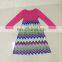 2019 NEW CHEVRON ZIGZAG PRI NT mommy and me maxi dress mother daughter matching dress (this link for girls,1-10years)