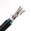 GYXTS G652D outdoor aerial single mode 24 core optical fiber cable