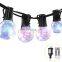 Globe String Lights 33FT G40 LED Patio String Lights Waterproof Outdoor String Lights  for Garden Yard