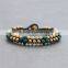 Fashion bracelet beads lava string XE09-0208