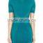 2015 new bodycon women blue wave pattern elegant rayon bandage Dress celebrity party short sleeve dress wholesale dropshipping