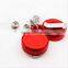 Round Retractable ID Reel Chain Badge Holder Key Tag Clip 32mm Lot