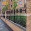 Spear top security steel tube fence panel and sliding gate for sale