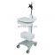 ABS Model Trolley Nurse Ward Round Cart Workstation Trolley for hospital