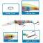 12.3cm9.2g  8colors  3D Bionic eyes Saltwater Fish Baits with Treble Hooks  Long Tongue Sinking  Minnow Bait Fishing