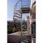 Galvanized stairs customized center column carbon steel metal spiral staircases