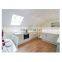 Luxury modern black and white custom wood pantry marble countertop design kitchen cabinet