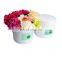 Custom preserved round paper cardboard fresh flower packaging gift box with lid hat