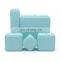 Wholesale Custom Logo Light Blue Pu Leather Jewelry Packaging Necklace Box