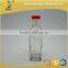180ml Square Shape Clear Glass olive oil glass bottle