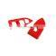 Auto parts for Subaru BRZ/Toyota 86 Glass Lifting Switch Frame ABS Sport Red 2-piece Set
