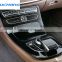 For Mercedes Benz W213 E Class 2016 2017 ABS Plastic Carbon Fiber Console Gear Panel Frame Cover Trim Sticker AMG Newest