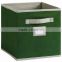 Non-woven storage boxes, Folding Basket with small label holder