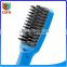 Most Popular Hottest 2in1 PTC Heating hair straightener LCD display brush hair straightener