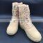 High Quality  Zip Sided Safety Boot Shoes Military Army Safety Shoes