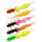 JOHNCOO Silicone Worm Soft Fishing Lure 12pcs/bag 75mm1.32g Artificial Rubber Artificial Plastic Fish lure Carp Fishing Tackle